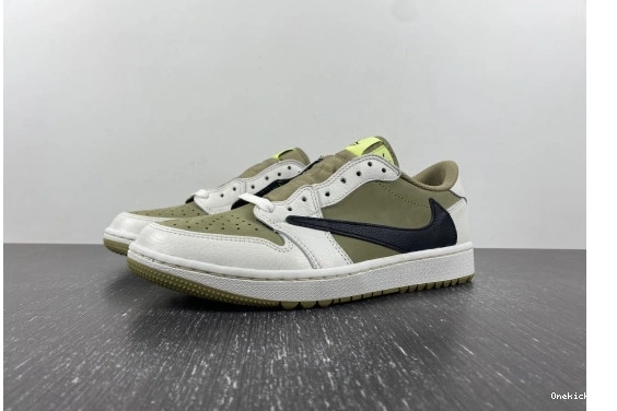 FZ3124-200 Olive 112 ModernLook Low Retro Neutral Golf Jordan Scott 1 Travis 0610
